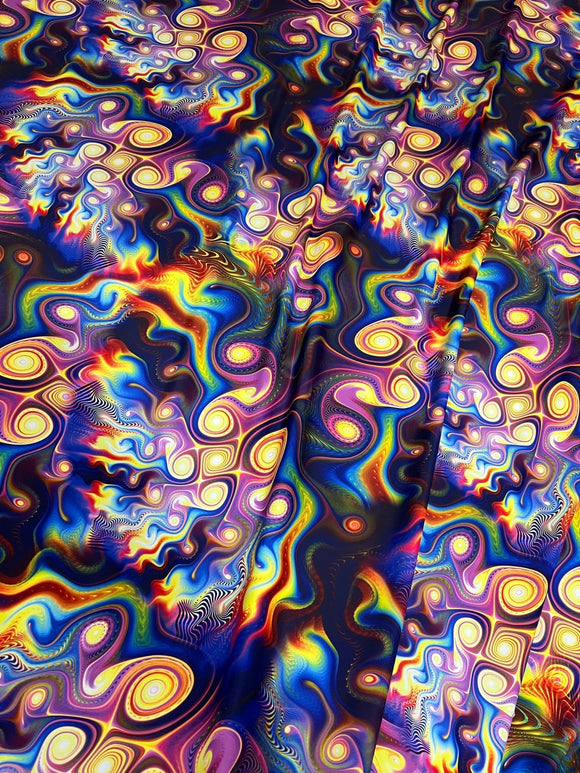 Meteorite Print Spandex Fabric - Coquetry Clothing