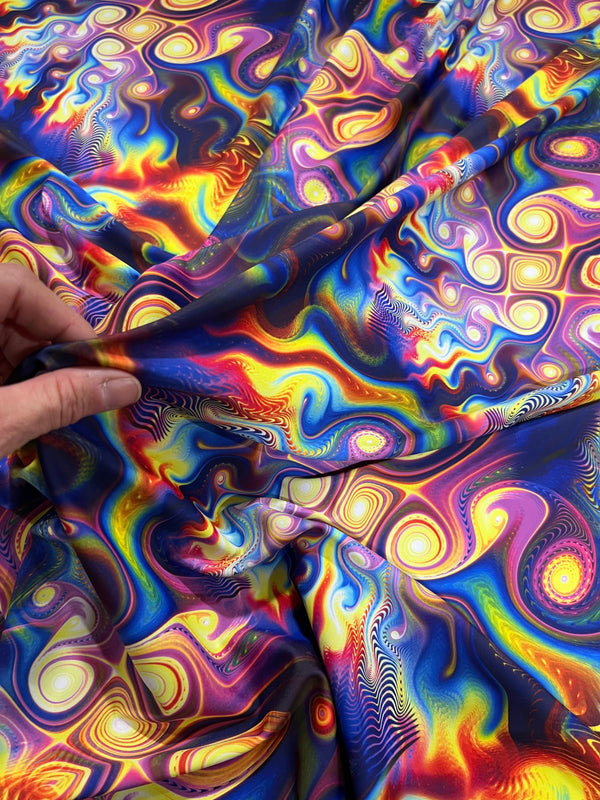 Meteorite Print Spandex Fabric - 2