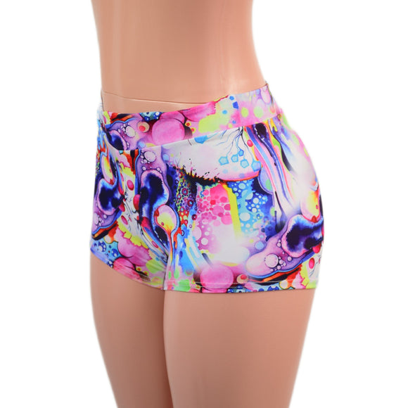 Midrise Shorts in Dreamscape - Coquetry Clothing