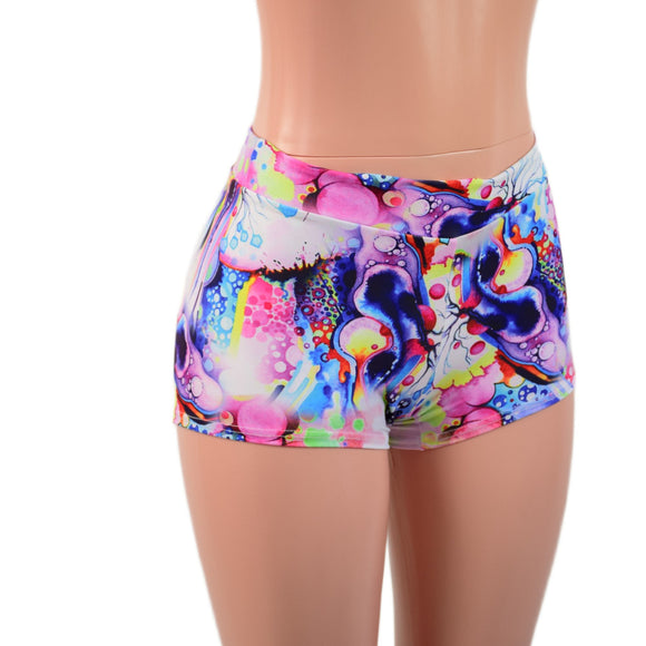 Midrise Shorts in Dreamscape - Coquetry Clothing