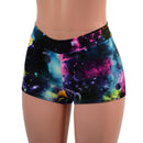 Midrise Shorts in Galaxy - Coquetry Clothing