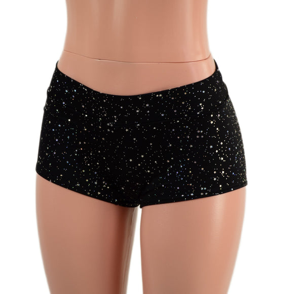 Midrise Shorts in Star Noir - Coquetry Clothing