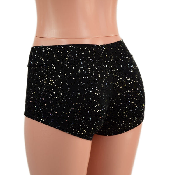 Midrise Shorts in Star Noir - 5