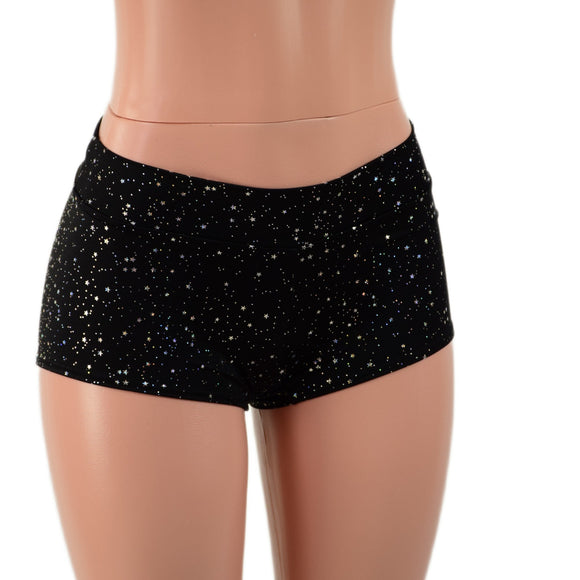 Midrise Shorts in Star Noir - Coquetry Clothing