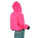 Minky Waist Length Jacket with Snap Front - Coquetry Clothing