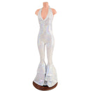 Monroe Halter Bell Bottom Flare Catsuit with Triple Tier Bells - Coquetry Clothing