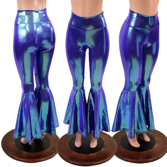 Moonstone High Waist Bell Bottom Flares - Coquetry Clothing