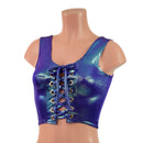 Moonstone Laceup Crop Tank - Coquetry Clothing