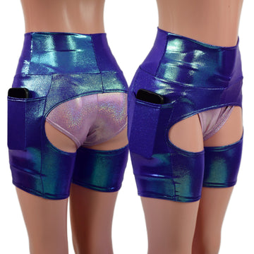 Moonstone Short Chaps with Side Pockets - Coquetry Clothing