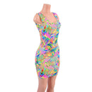 Neon Flux UV Glow Tank Dress - Coquetry Clothing