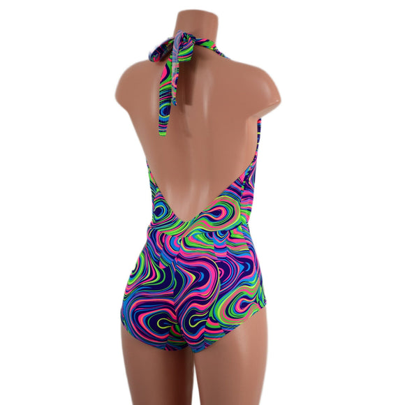 Neon Glow Worm Josie Romper - Coquetry Clothing