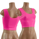 Neon Pink Highlighter Crop Tank READY to SHIP - Coquetry Clothing