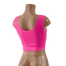 Neon Pink Highlighter Crop Tank READY to SHIP - Coquetry Clothing