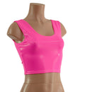 Neon Pink Highlighter Crop Tank READY to SHIP - Coquetry Clothing