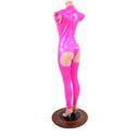 Neon Pink Moon Suit Exposed Cheeks Catsuit - 2