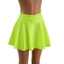 Neon Yellow Highlighter 15" Rave Skirt READY to SHIP - Coquetry Clothing