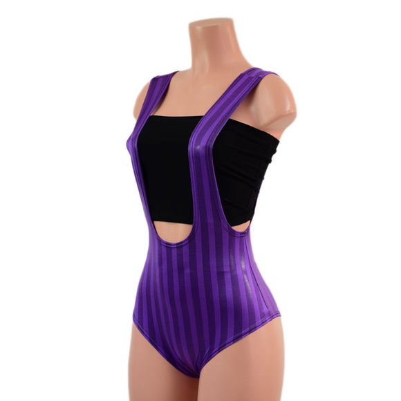 Nevermore Stripes Suspender Romper (Top sold separately) - Coquetry Clothing