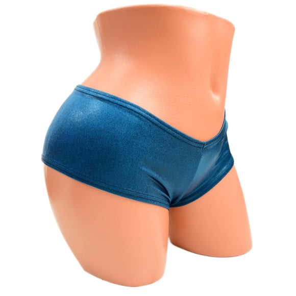 Nile Blue Ultra Cheeky Booty Shorts - Coquetry Clothing