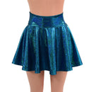Ocean Sparkle Circle Cut Mini Skirt - Coquetry Clothing