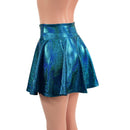 Ocean Sparkle Circle Cut Mini Skirt - Coquetry Clothing