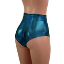 Ocean Sparkle High Waist Siren Shorts - Coquetry Clothing