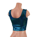 Ocean Sparkle Laceup Crop Tank - Coquetry Clothing