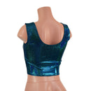 Ocean Sparkle Laceup Crop Tank - Coquetry Clothing