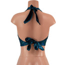 Ocean Sparkle Tie Back Halter Top - Coquetry Clothing