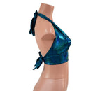 Ocean Sparkle Tie Back Halter Top - Coquetry Clothing