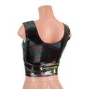 Oil Slick Laceup Crop Tank - Coquetry Clothing