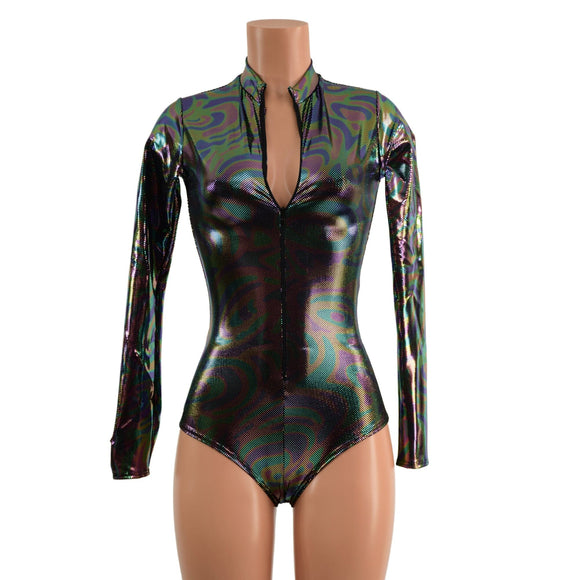 Oil Slick Stella Romper - Coquetry Clothing