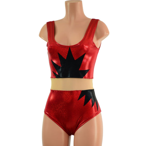 One Piece Romper with Mesh Waistband and Black Mystique Details - Coquetry Clothing