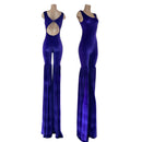 Purple Velvet Twist Back Stilting Costume-5