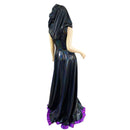 Open Front, Sleeveless Breakaway Gown with Reaper Hood - Coquetry Clothing