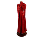 Open Fronted Full Length Gown with Victoria Sleeves and Breakaway Snaps - Coquetry Clothing