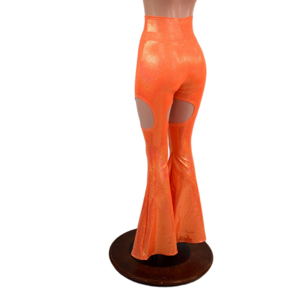 Orange Sparkly Jewel GARTER STYLE Solar Flares - Coquetry Clothing