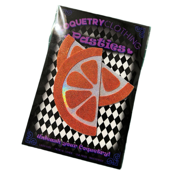 Orange Wedge Pasties - Coquetry Clothing