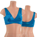 Peacock Holographic Starlette Bralette - Coquetry Clothing