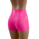 Pink Highlighter High Waist Shorts READY to SHIP - Coquetry Clothing