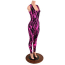 Pink Lightning Sleeveless Catsuit - Coquetry Clothing