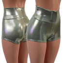 Platinum High Waist Shorts - Coquetry Clothing