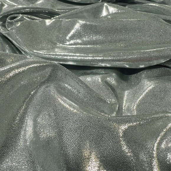 Platinum Metallic Stretch Fabric - Coquetry Clothing
