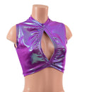 Plumeria Keyhole Crop Top - Coquetry Clothing