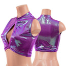 Plumeria Keyhole Crop Top - Coquetry Clothing