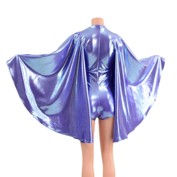 Plunging V Neck Lavender Ice Romper - Coquetry Clothing