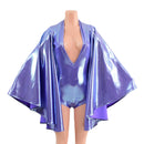 Plunging V Neck Lavender Ice Romper - Coquetry Clothing