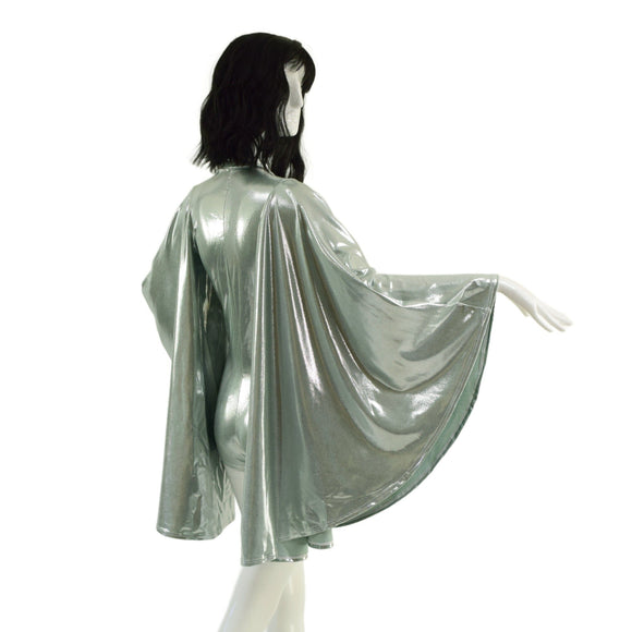 Plunging V Neck Platinum Romper - Coquetry Clothing