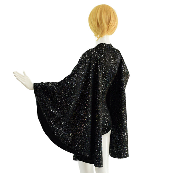 Plunging V Neck Star Noir Romper - Coquetry Clothing
