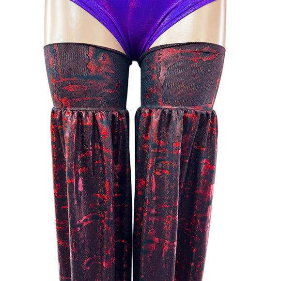 Primeval Red Stilt Covers - Coquetry Clothing