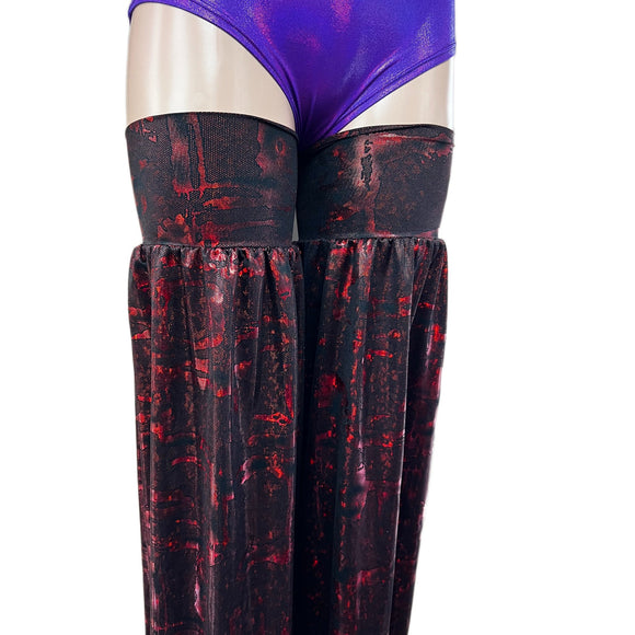 Primeval Red Stilt Covers - Coquetry Clothing